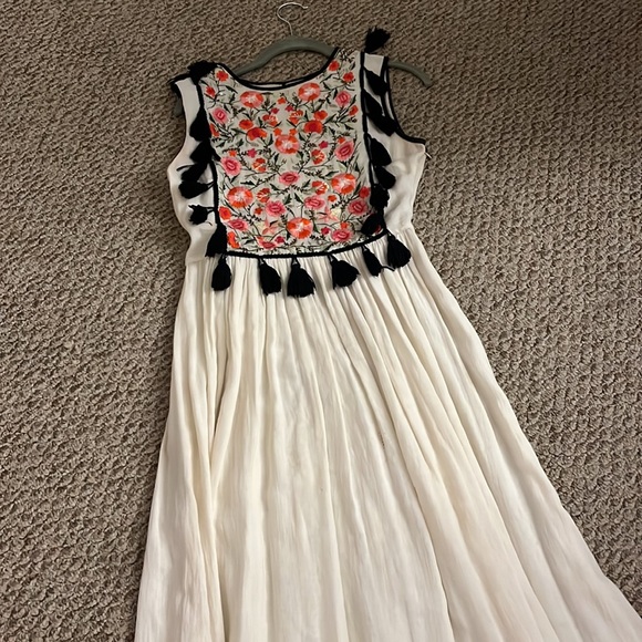 Free People Carolina K tassel Kiara Long Dress - Picture 6 of 10